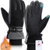 rivmount Winter Gloves Women Men, Thermal Ski Gloves for Cold Weather with Warm, Waterproof, Touchscreen for Running, Skiing