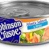 Robinson Crusoe Patagonian Salmon - Sustainable Premium Atlantic Can Salmon - Canned Salmon Boneless & Skinless in Brine - Cooked & Ready to Eat Pink Salmon Fish, Great for Quick Meals, 6 oz Can