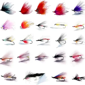 RoxSar Fly Shop Steelhead & Salmon Deadly 24pk | an Exclusive Assortment of Fly Fishing Flies Proven Nationwide to Be Deadly for Both Steelhead & Salmon. Hand Tied in House to Perfection!