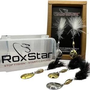 RoxStar Fly Strikers New Flash-Buggerz Series | We Perfected The in-Line Spinner | Hand-Made in The USA | Most Versatile Fishing Spinner for Trout, Bass, Pike, Panfish