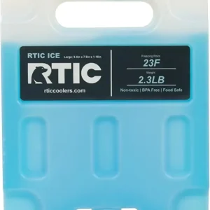 RTIC Refreezable Reusable Cooler Ice Packs Cold Ice Chest Pack Long-Lasting Break-Resistant for Food, Drink, Travel and Storage, 2 Pack