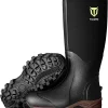 Rubber Neoprene Boots Men And Women, Waterproof Sturdy 6mm Neoprene Boot, Rain Boot Hunting Boot Arctic Outdoor Boot?Black, Brown & Next Camo G2?
