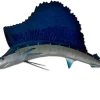 Sailfish Half Mount Fish Replicas - Different Sizes - Made for Indoors Or Outside - Ultimate Affordable Fish Mount Decor