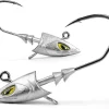 Saltwater Jig Head, Fish Eye Swimbait Jighead for Fishing Inshore/Offshore 1/2 3/4 1 1.5oz with 7/0 Hooks for Redfish, Stripper, Seabass etc.