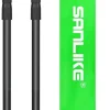 SANLIKE Tent Poles for Tarp, 98 in Tarp Poles Set of 2, Tent Poles Replacement, Telescoping Pole, Canopy Poles, Camping Poles for Rooftop Tents, Trekking Pole Tent for Rain Fly, Camper, Awning � Black