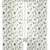 Semi Sheer Curtains 72" L, Rod Pocket Drapes Sage Green Flowers Tiled Texture Window Treatments Curtain Light Filter for Living Room Kitchen Bedroom Decor 2 Panels