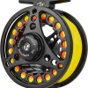 SF-001 Large Arbor Fly Fishing Reel with Aluminum Alloy Body 3/4wt 5/6wt 7/8wt Die Cast Pre-Loaded Fly Reel with Line Combo for Trout Bass Carp Pike Panfish