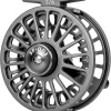 SF SF-003 5/6wt Fly Fishing Reel Single/Combo for Fly Fishing with Aluminum Alloy Body, Easy Spool Change, Pre-Loaded Fly Reel with Line Combo for Freshwater, Matte Gunmetal Gray