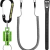 SF Strongest Magnetic Net Release Magnetic Keychain Fly Fishing Net Retractor Magnet Clip Holder Retractor with Retractable Coiled Lanyard Carabiner