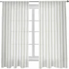 Sheer Curtains 72 Inches Long 2 Panels Set Striped Sage Green Light Filtering Curtains & Drapes Rod Pocket Voile Panel Curtain for Bedroom Living Room 52" W x 72" L