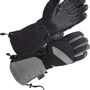 SKYDEER Waterproof and Windproof Genuine Deerskin Leather Ski Gloves with 150g 3M Thinsulate Insulation (SD8648T)