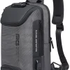 Sling Bag Anti Theft, Waterproof Men's Chest Bag Shoulder bags Crossbody Sling Backpack for Men
