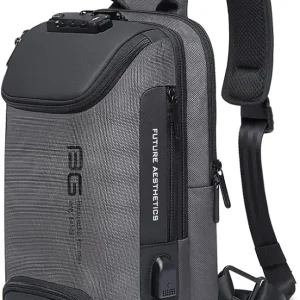 Sling Bag Anti Theft, Waterproof Men's Chest Bag Shoulder bags Crossbody Sling Backpack for Men