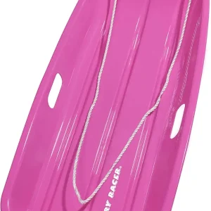 Slippery Racer Downhill Sprinter Flexible Kids Toddler Plastic Cold-Resistant Toboggan Snow Sled with Pull Rope and Handles -35 Inch