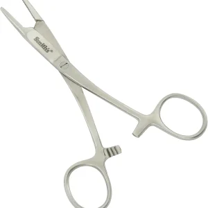 Smith�s 51392 5.5� Fly Fishing Forceps | Stainless Steel Material | Large Finger Loops | Three Locking Positions | Serrated Jaws | Fly Fishing Forceps | Locking Scissors | Hook Remover