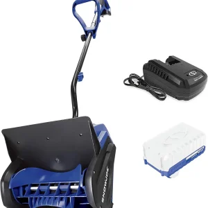 Snow Joe 24V-SS13 24-Volt IONMAX 13-Inch, Cordless Snow Shovel Kit, (w/ 4.0-Ah Battery + Charger) Blue