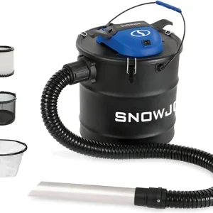 Snow Joe 4.8 Gallon Bagless Ash Vacuum Cleaner, Metal Canister, ASHJ201, Black