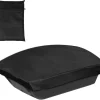Snow Sled Travel Cover, 62.3x27.56x7.87in 600D Oxford Cloth Waterproof Ice Fishing Sled Cover Durable Jet Sled Cover for Camping Fishing Hunting Protect Your Gear from Snow Mud(Black)
