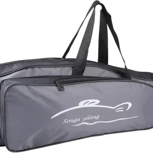 Sougayilang Folding Fishing Rod Case Organizer Pole Storage Bag Rod Reel Tackle Carrier Fishing Rod Bag Fishing Case