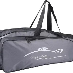 Sougayilang Folding Fishing Rod Case Organizer Pole Storage Bag Rod Reel Tackle Carrier Fishing Rod Bag Fishing Case