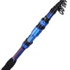 Sougayilang Telescopic Fishing Rod - 24 Ton Carbon Fiber,CNC Machined Reel Seat, Comfortable EVA Handle, Travel Fishing Rod for Bass Trout Fishing
