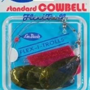 South Bend Sporting Goods Standard Cowbell 50/50 Brass/Nickel Slant, 38-Inch (3700-000-0007)