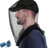 South to East Premium Mosquito Head Net for Insect, 2 Pack, Fly & Bug Protection | Ultra Large & Long, Extra Fine Holes for Camping, Hiking, Fishing, Gardening, Safari, Fits All Hats for Men & Women