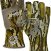 SPF 50+ Four Way Stretch Quick Dry Breathable Half Finger Second Skin Fit Fishing Guide Gloves Superior Non Slip Grip for Men and Women (Bottomland - XLarge)