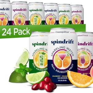Spindrift Mocktail Variety Pack Can 12 Ounce (Pack of 24)