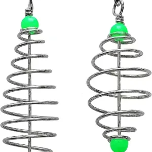 Spring Carp Fishing Feeder: 20pcs Heavy Duty Steel Bait Cage Carp Fishing Equipment