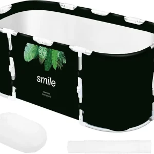 STARBRILLIANT Aluminum Alloy Support Rod Foldable Ice Bathtub, Adult SPA Bathtub, Ideal for Hot Bath Ice Bath