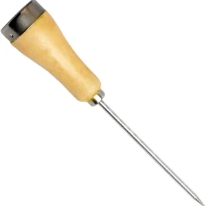 Steel Ice Pick - Ice Picks Tools | Stainless Steel Ice Picks | Ice Picks For Breaking Ice | Single Fork Wood Handle Ice | Ice Breaking Tool | Ice Picks For Breaking Ice | Best Ice Carving Tools
