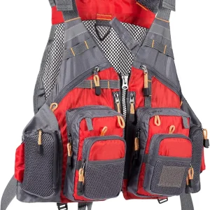 Strap Fishing Vest Adjustable for Men and Women, for Fly Bass Fishing and Outdoor Activities