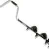 Strike Master Lazer 2-Piece Hand Auger, Lightweight Ice Auger with Precision Stainless Steel Blades and Adjustable Handle