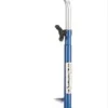 Strike Master Mora 2-Piece Hand Auger, Lightweight Powder Blue Ice Auger with High-Performance Steel Blades and Adjustable Handle