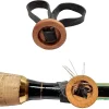 SUMATO Tenkara Line Holder UV Resistant Elastic Rubberband Rings Kebari Fly Fishing Small Fishing Tool Easy Adjustable Fishing Pole Hook Keeper