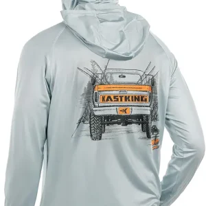 Sun Tamer Performance Fishing Hoodie, UPF 50 Sun Protection Shirt, Built-in Neck Gaiter, HYDROCOOLING Cooling Fabric