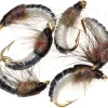 Super Sturdy Realistic Nymph Scud Flies, Popper Flies for Trout Nymph Beadhead Fishing Wet Assortment Flies Bug Worm Scud Looking
