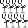 Sure Grip Steel Boat Rod Holder 20 Degree PVC Coated Steel Wire Fishing Pole Holder (8PCS)