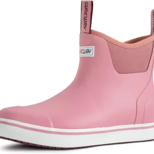 SUREWAY Women's Deck Boots Professional Non-Slip Fishing & Ankle Deck Boot Waterproof Rain Boots