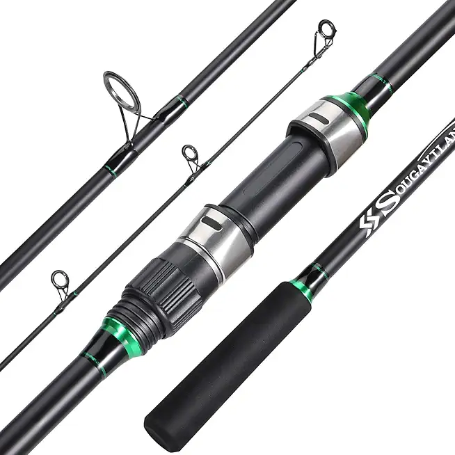 Surf Fishing Rod IM8 Carbon 3 Piece Travel Spinning Rod (9'/10'/11'/12')