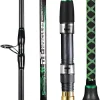 Surf Spinning Fishing Rod Carbon Travel for Beach Saltwater 2 Pieces (9'/10'/11'/12') Surf Rod