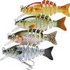 Swimmax for Freshwater and Saltwater, Lifelike Fishing Lures for Bass Trout Crappie Walleye Pike Bluegill Salmon, Swimbait for Bass Fishing, Amazing Fishing Gear Gifts for Family Fishing