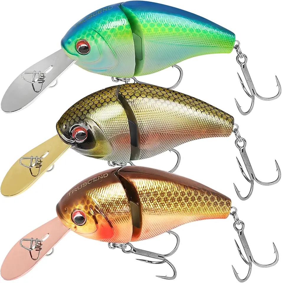 Swimmax for Freshwater and Saltwater, Lifelike Fishing Lures for Bass Trout Crappie Walleye Pike Bluegill Salmon, Swimbait for Bass Fishing, Amazing Fishing Gear Gifts for Family Fishing