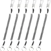 T04 Fishing Lanyards Fishing Tool/Pole Safety Coil Lanyard Retractable Wire Inside Tup Cover