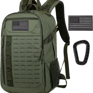 Tactical Backpack, 30L Military Daypack Molle Army 3 Day Assault (Green)