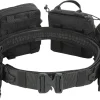 Tactical Battle Belt with Pouches Accessories Law Enforcement Duty Combat Military Utility Police Belt 8ps