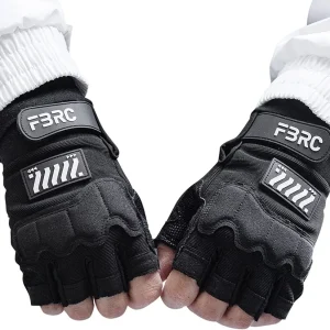 Tactical Fingerless Logo Gloves