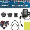Tech 21 FR-BASS-V2 SansAmp Bass Fly Rig V2 Bundle w/ 2x Strukture S6P48 Woven Right Angle Patch Cables, 12x Fender Picks and Liquid Audio Polishing Cloth