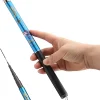 Telescopic Tenkara Fishing Rod Combo Close Length 10.5 Inch Pocket Travel Crappie Rod Inshore Stream Trout Pole Stream Carp Fishing